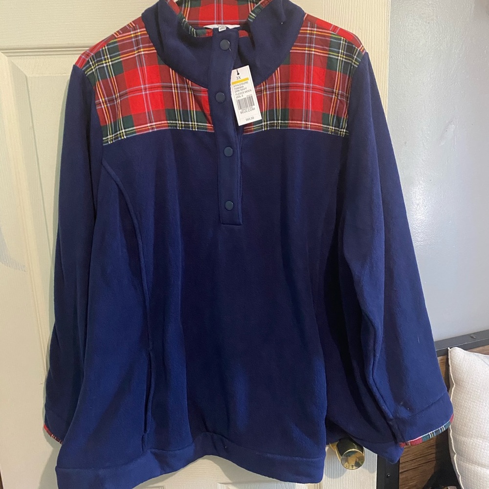 Fleece mock